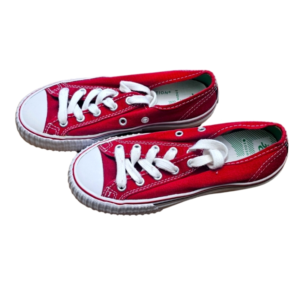 PF Flyers Red Lo-top canvas sneakers
